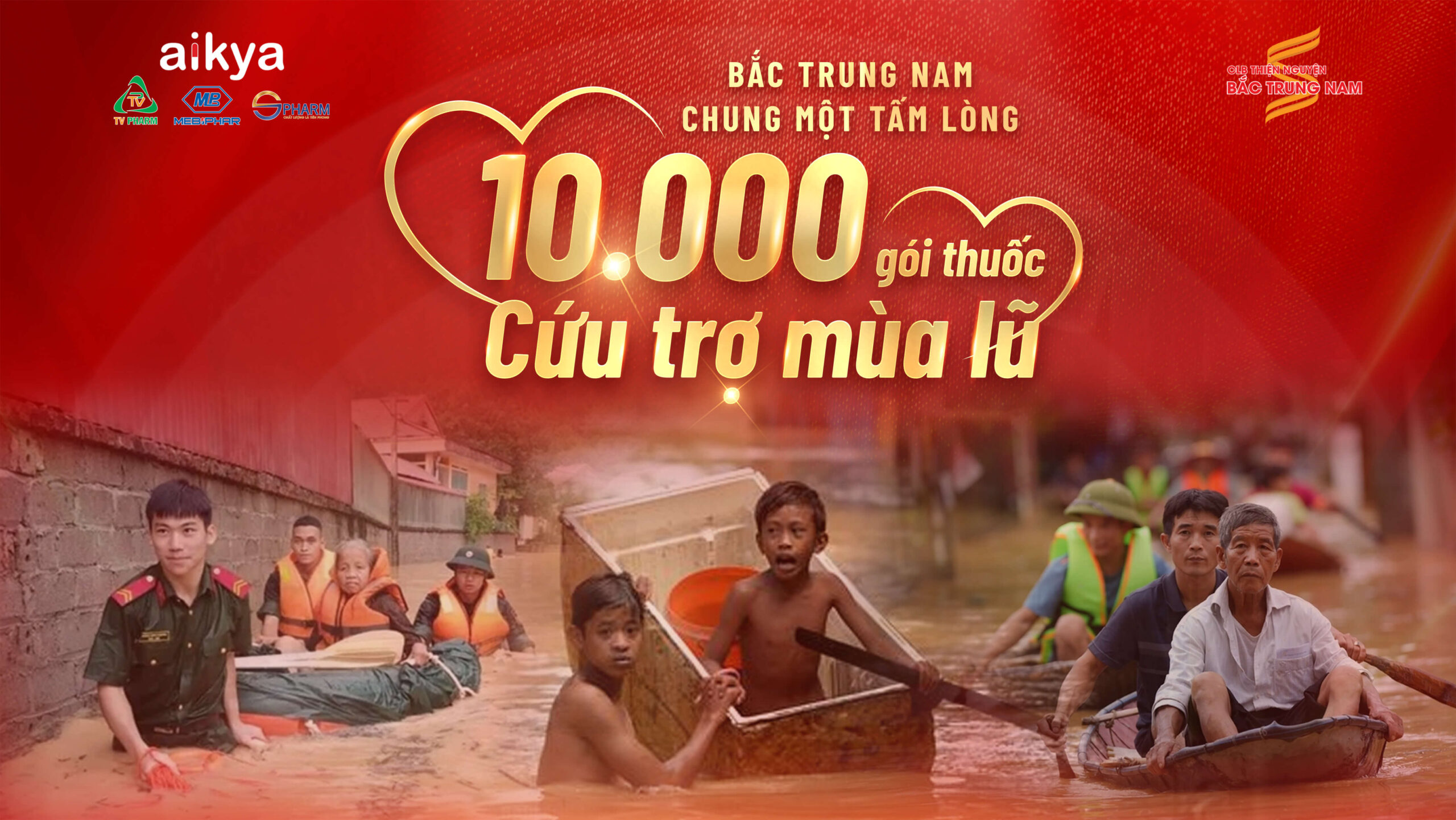 10,000 FLOOD RELIEF MEDICINE PACKS – ALL FOR OUR BELOVED NORTHERN VIETNAM